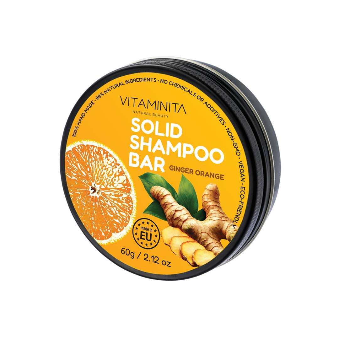 Festes Shampoo Ingwer und Orange