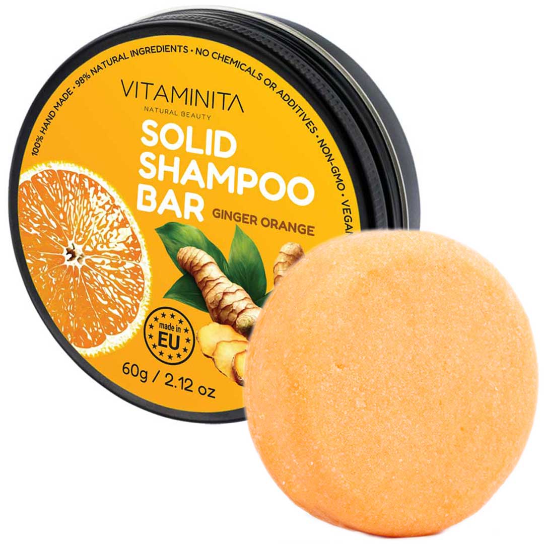 Festes Shampoo Ingwer und Orange