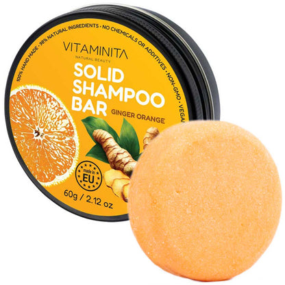 Festes Shampoo Ingwer und Orange