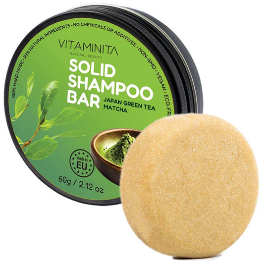 Festes Shampoo Matcha Grüntee