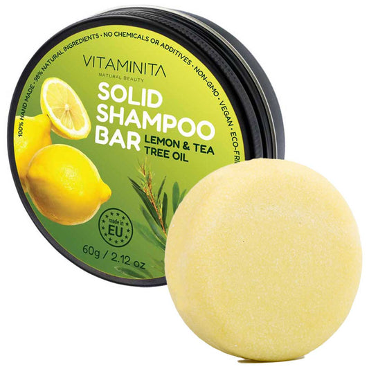 Festes Shampoo Zitrone und Teebaumöl