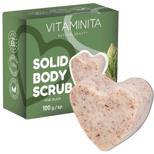 Festes Körperpeeling Kiefernspitzen